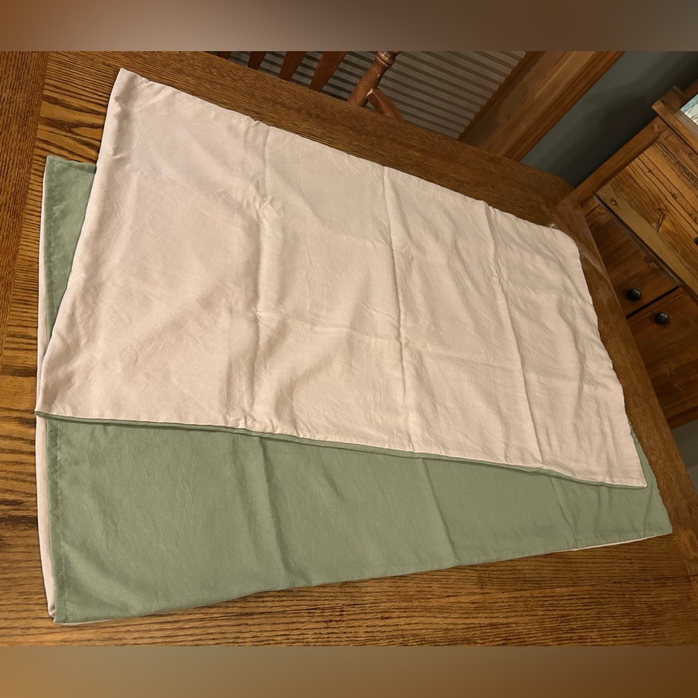 Kirkland Signature… reversible pillow cases…